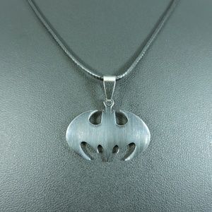 Stainless Steel Batman Pendant Necklace